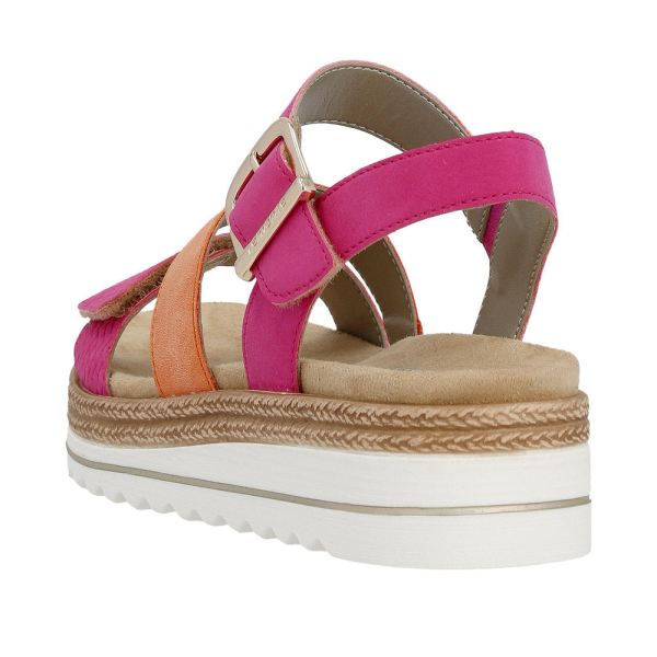 Remonte Women's sandals | Style D0Q55 Casual Sandal - Pink | Free Delivery