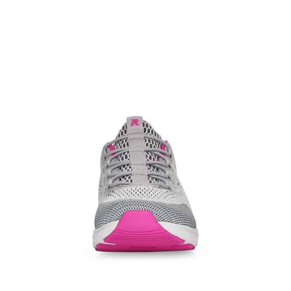 Rieker EVOLUTION Women's shoes | Style 40403 Athletic Slip-on - White Combination | Free Delivery