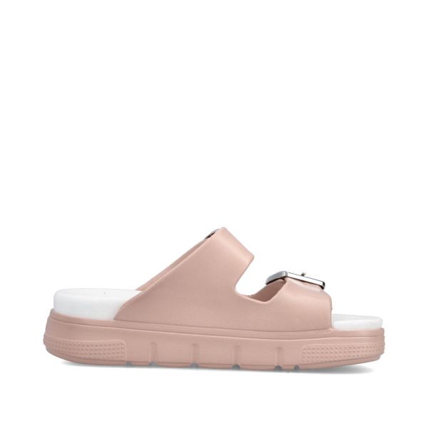 Rieker Women's sandals | Style P2180 Casual Mule - Pink | Free Delivery