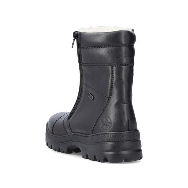 Rieker Leather Men's boots| F5493 Ankle BootsFlip Grip - Black | Free Delivery