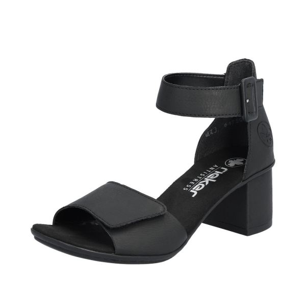 Rieker Women's sandals | Style 64750 Dress Sandal - Black | Free Delivery