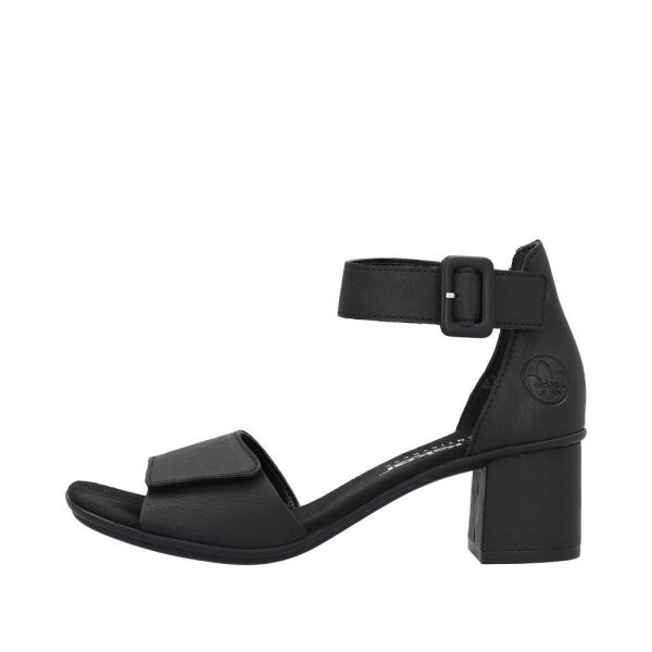 Rieker Women's sandals | Style 64750 Dress Sandal - Black | Free Delivery