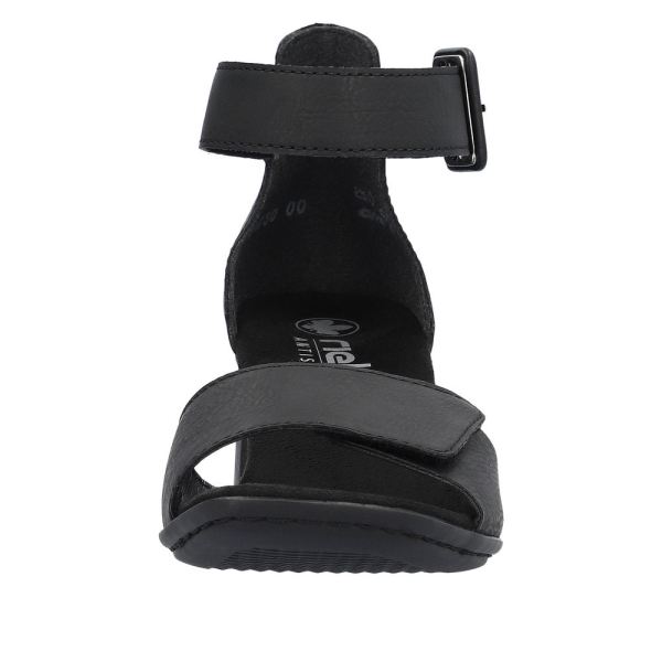 Rieker Women's sandals | Style 64750 Dress Sandal - Black | Free Delivery