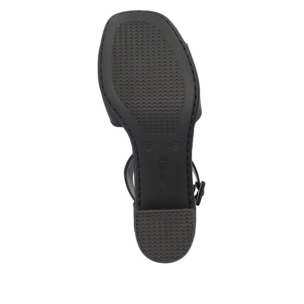 Rieker Women's sandals | Style 64750 Dress Sandal - Black | Free Delivery