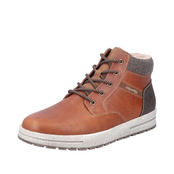 Rieker Synthetic Material Men's Boots | 30741 Ankle Boots - Brown | Free Delivery
