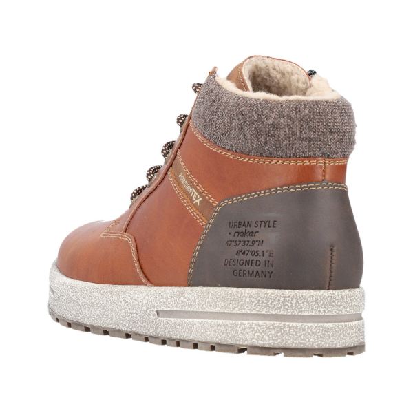 Rieker Synthetic Material Men's Boots | 30741 Ankle Boots - Brown | Free Delivery