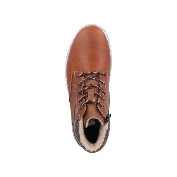 Rieker Synthetic Material Men's Boots | 30741 Ankle Boots - Brown | Free Delivery