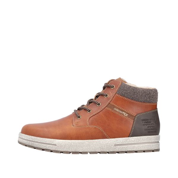Rieker Synthetic Material Men's Boots | 30741 Ankle Boots - Brown | Free Delivery