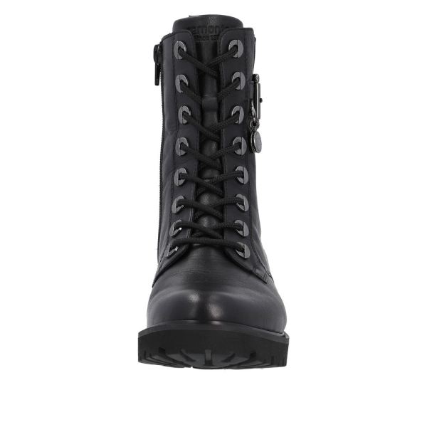 Remonte Leather Women's mid height boots| D8668 Mid-height Boots - Black | Free Delivery