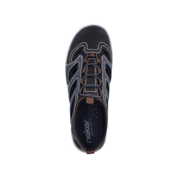 Rieker Men's shoes | Style 08665 Athletic Trekking - Blue Combination | Free Delivery