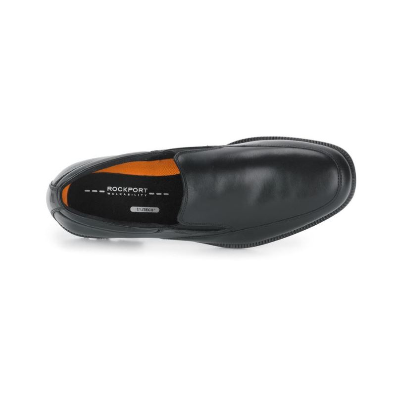 ROCKPORT - ESSENTIAL DETAILS WATERPROOF SLIP-ON-BLACK