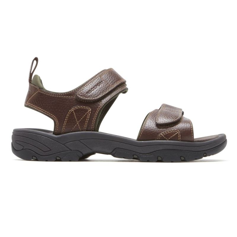 ROCKPORT - MEN'S SPRINGBORO ROCKLAKE SANDAL-BROWN