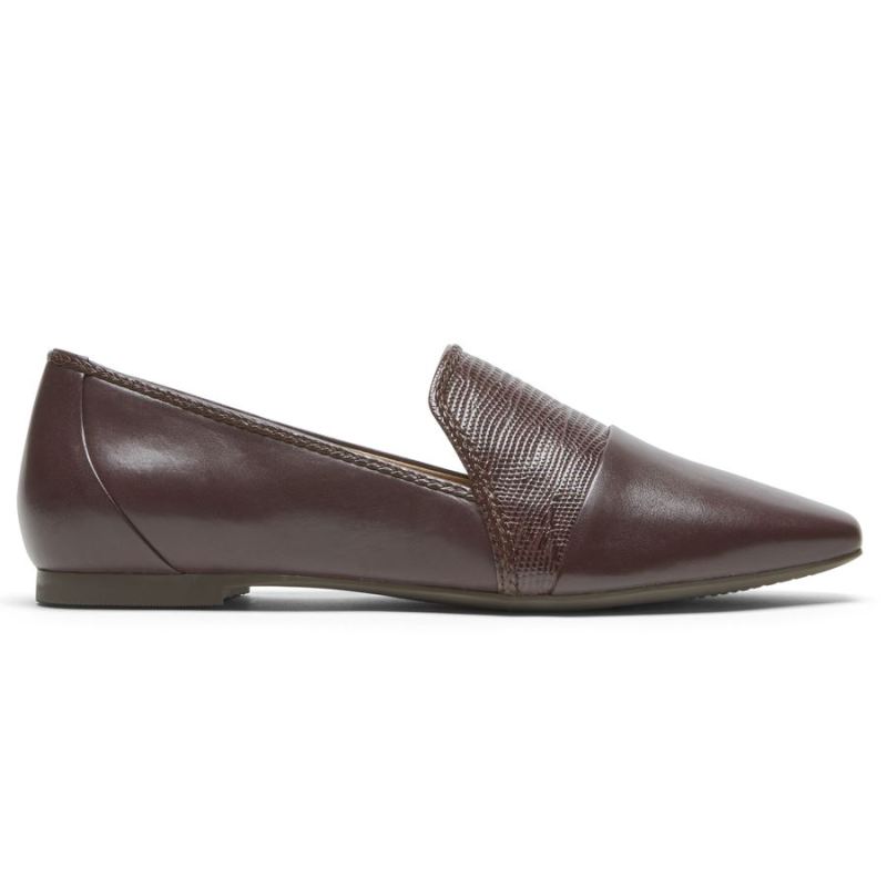 ROCKPORT - WOMEN'S TOTAL MOTION LAYLANI ACCENT LOAFER-OXBLOOD