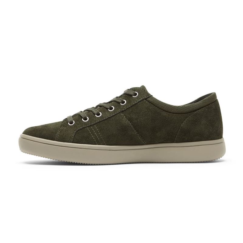 ROCKPORT - MEN'S COLLE TIE SNEAKER-OLIVE SUEDE