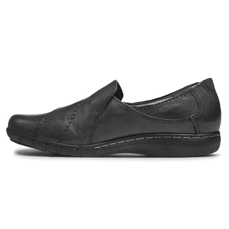 ROCKPORT - WOMEN'S COBB HILL PAULETTE SLIP-ON-BLACK