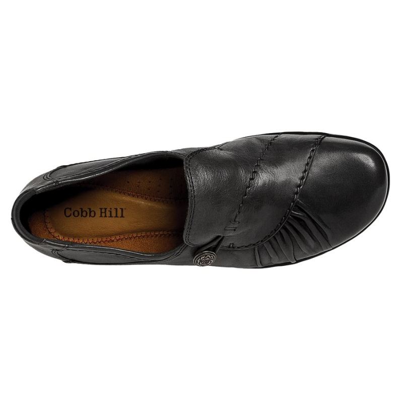 ROCKPORT - WOMEN'S COBB HILL PAULETTE SLIP-ON-BLACK