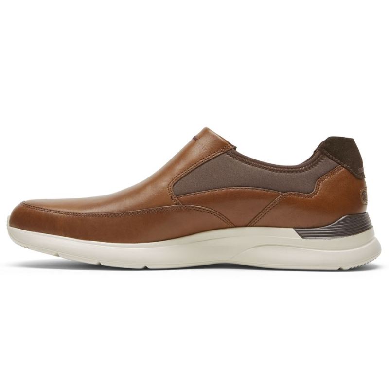 ROCKPORT - MEN'S TOTAL MOTION ACTIVE SLIP-ON SNEAKER-TAN