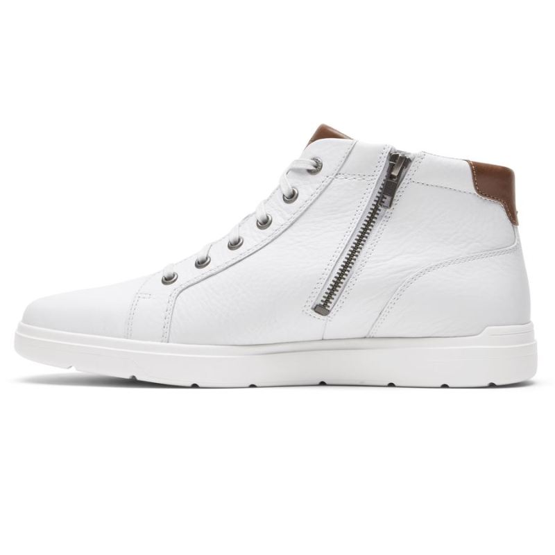 ROCKPORT - MEN'S TOTAL MOTION LITE ZIP SNEAKER-WHITE