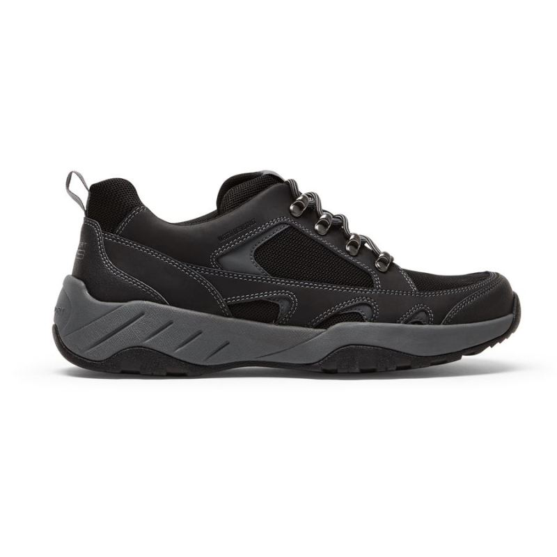 ROCKPORT - MEN'S XCS RIGGS TREKKER-TRIPLE BLACK SUEDE/MESH