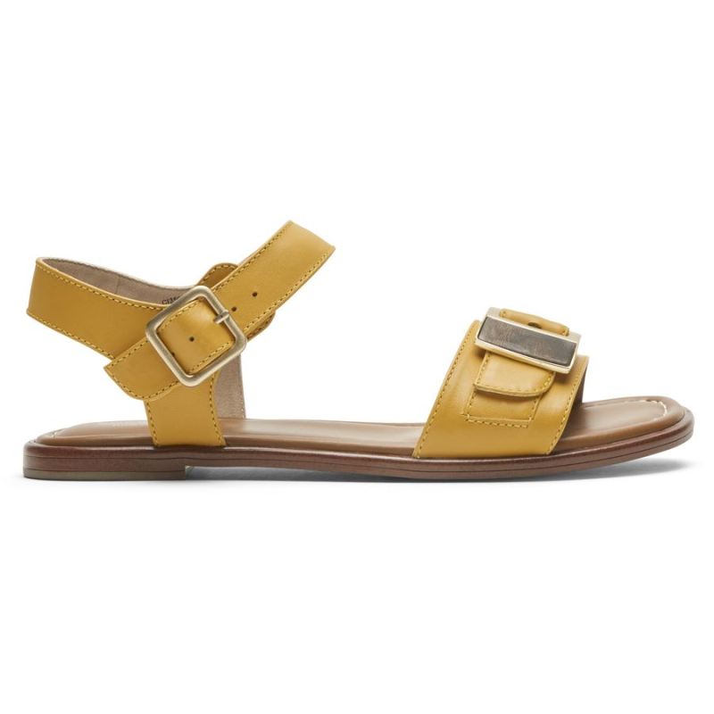 ROCKPORT - WOMEN'S TOTAL MOTION ZADIE BUCKLE SANDAL-CANARY