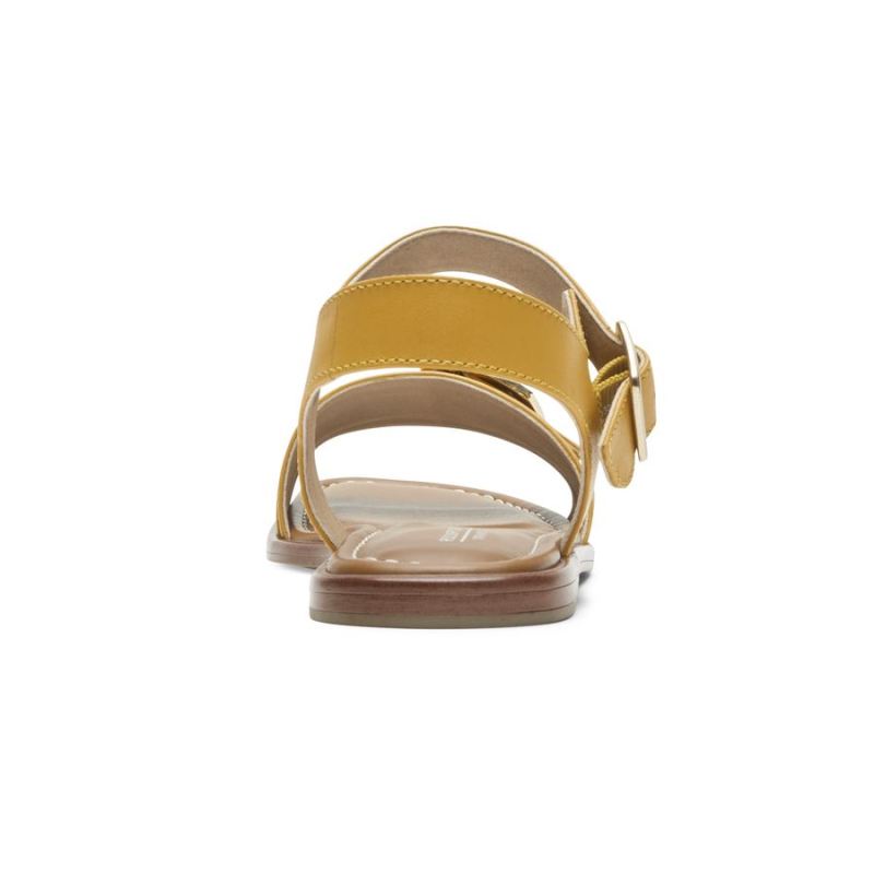 ROCKPORT - WOMEN'S TOTAL MOTION ZADIE BUCKLE SANDAL-CANARY