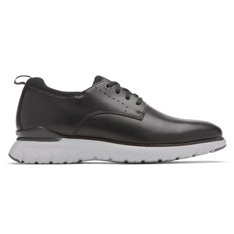 ROCKPORT - MEN'S TOTAL MOTION SPORT PLAIN TOE OXFORD-BLACK