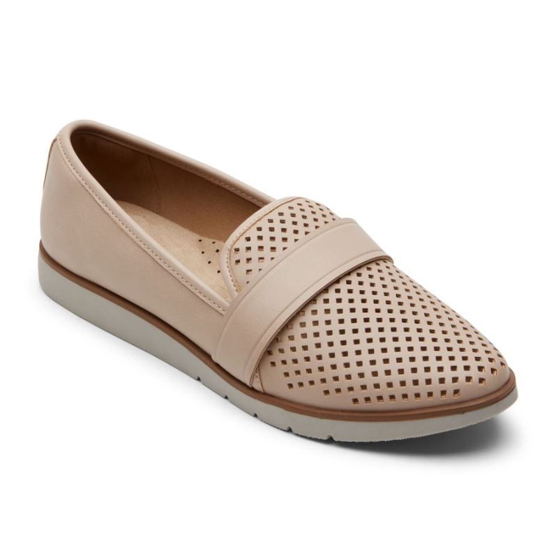 ROCKPORT - WOMEN'S STACIE PERFORATED LOAFER-PINK