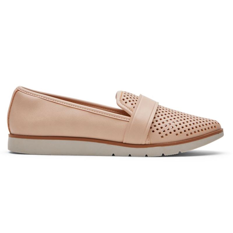 ROCKPORT - WOMEN'S STACIE PERFORATED LOAFER-PINK