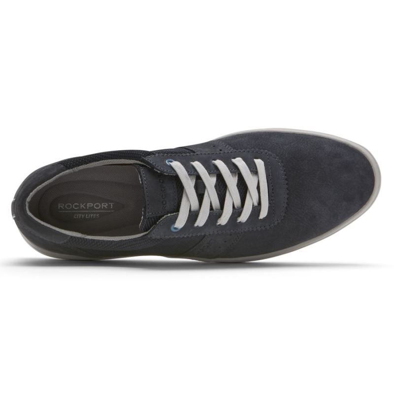 ROCKPORT - MEN'S JARVIS SNEAKER-NEW DRESS BLUES NUBUCK