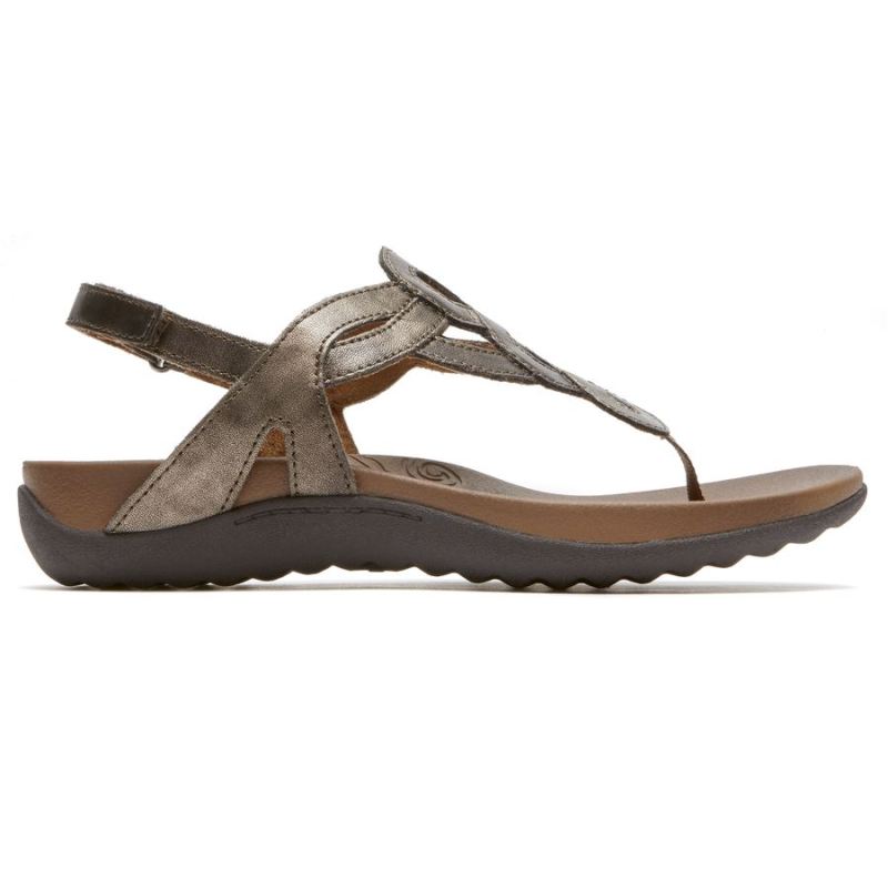 ROCKPORT - WOMEN'S RAMONA SANDAL-BRONZE