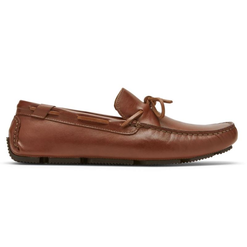 ROCKPORT - MEN'S RHYDER TIE LOAFER-MAHOGANY