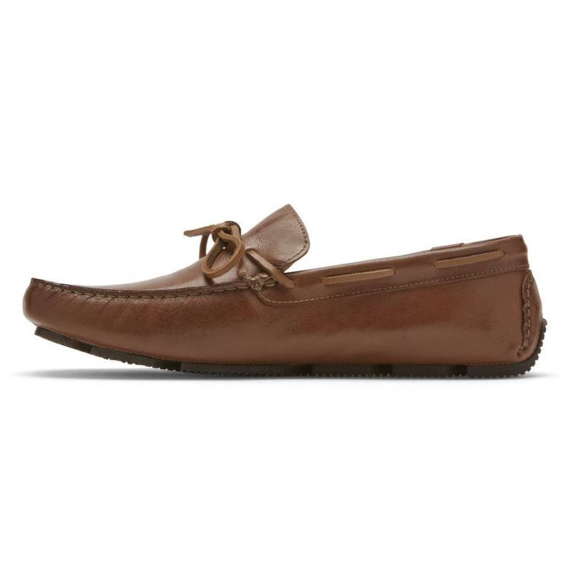 ROCKPORT - MEN'S RHYDER TIE LOAFER-MAHOGANY