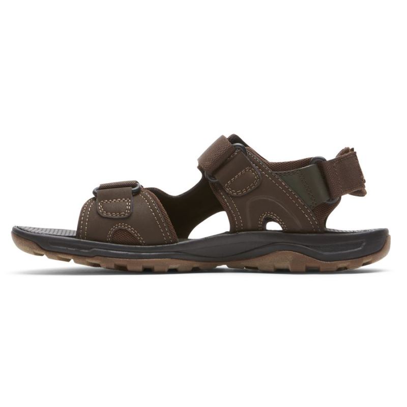 ROCKPORT - MEN'S XCS TRAIL TECHNIQUE ADJUSTABLE SANDAL-BROWN MULTI