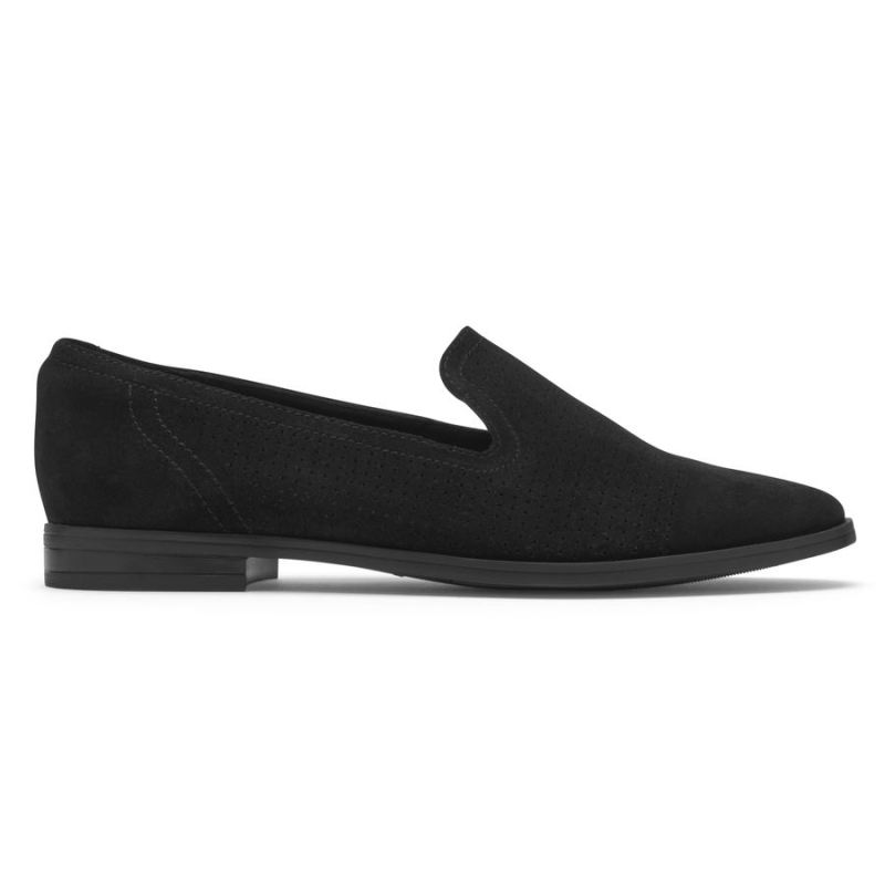 ROCKPORT - WOMEN'S PERPETUA PERFORATED LOAFER-BLACK