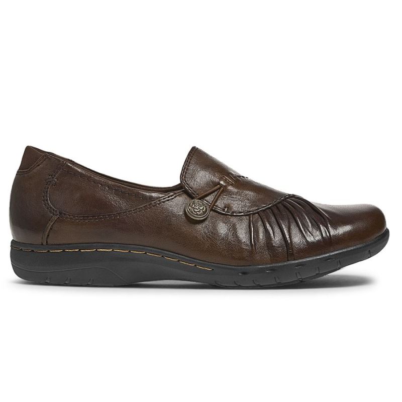 ROCKPORT - WOMEN'S COBB HILL PAULETTE SLIP-ON-BARK