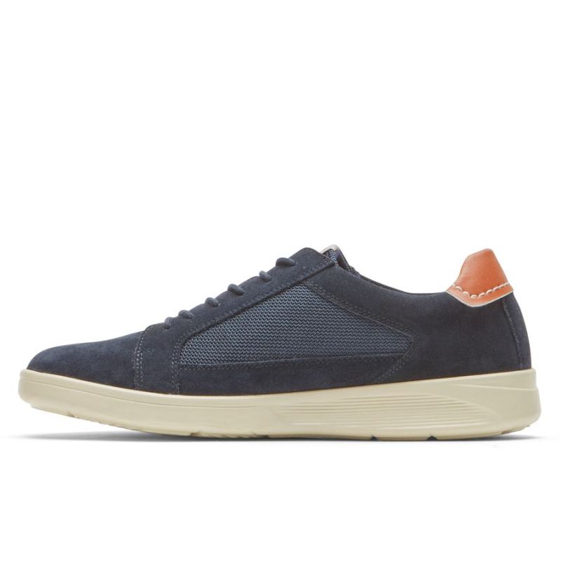 ROCKPORT - MEN'S CALDWELL CUPSOLE SNEAKER-NEW DRESS BLUES SUEDE/MESH