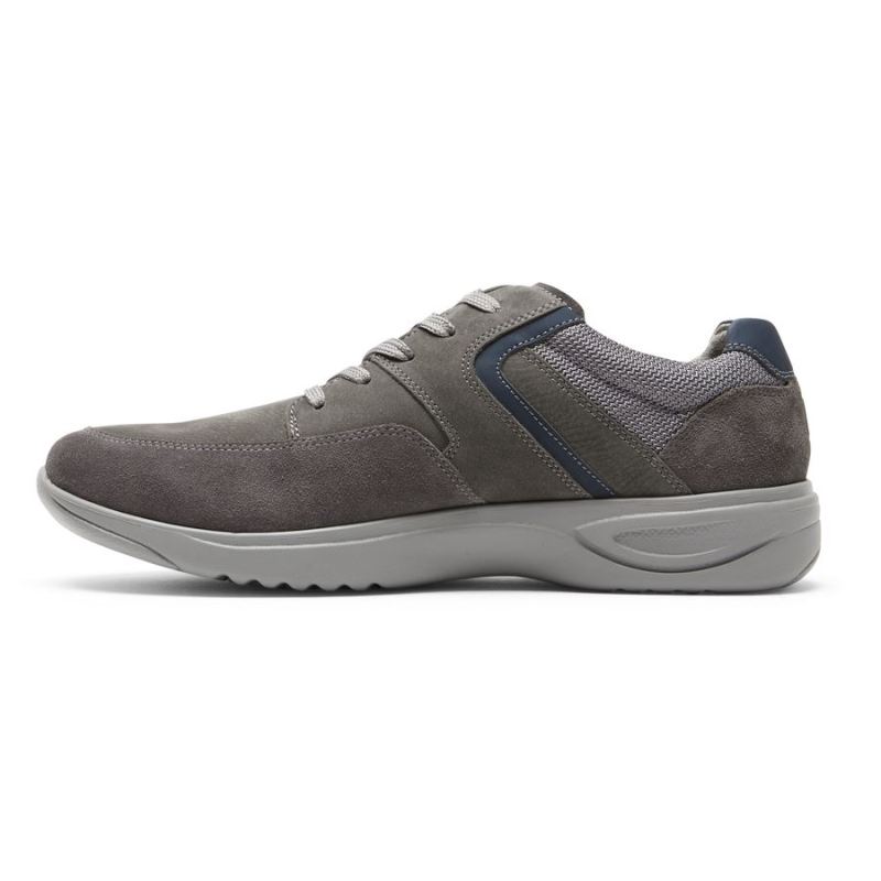 ROCKPORT - MEN'S METRO PATH SNEAKER-STEEL GREY NUBUCK/SUEDE