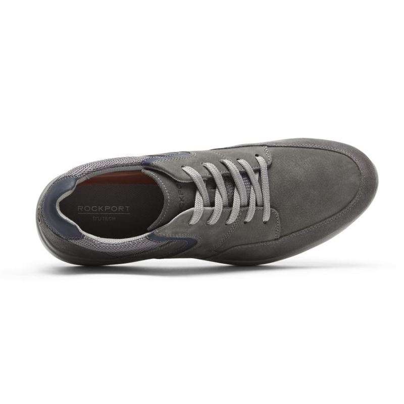 ROCKPORT - MEN'S METRO PATH SNEAKER-STEEL GREY NUBUCK/SUEDE