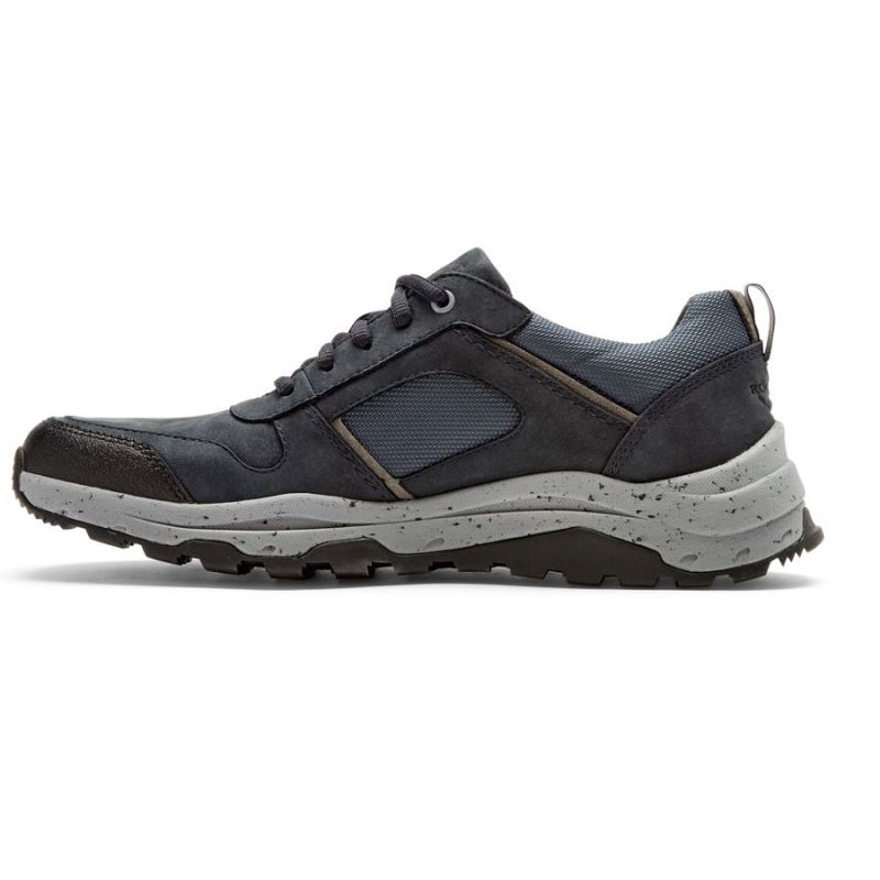 ROCKPORT - MEN'S XCS PATHWAY WATERPROOF UBAL TREKKER-NAVY NUBUCK