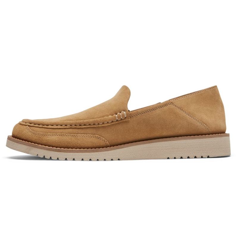 ROCKPORT - MEN'S AXELROD CRUSHBACK SLIP-ON-VICUNA NUBUCK