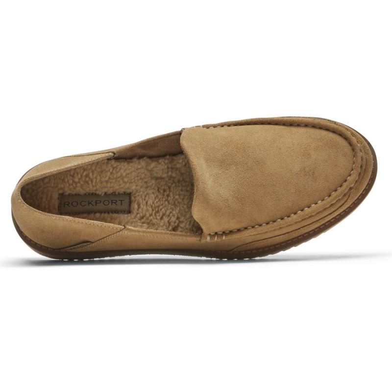 ROCKPORT - MEN'S AXELROD CRUSHBACK SLIP-ON-VICUNA NUBUCK