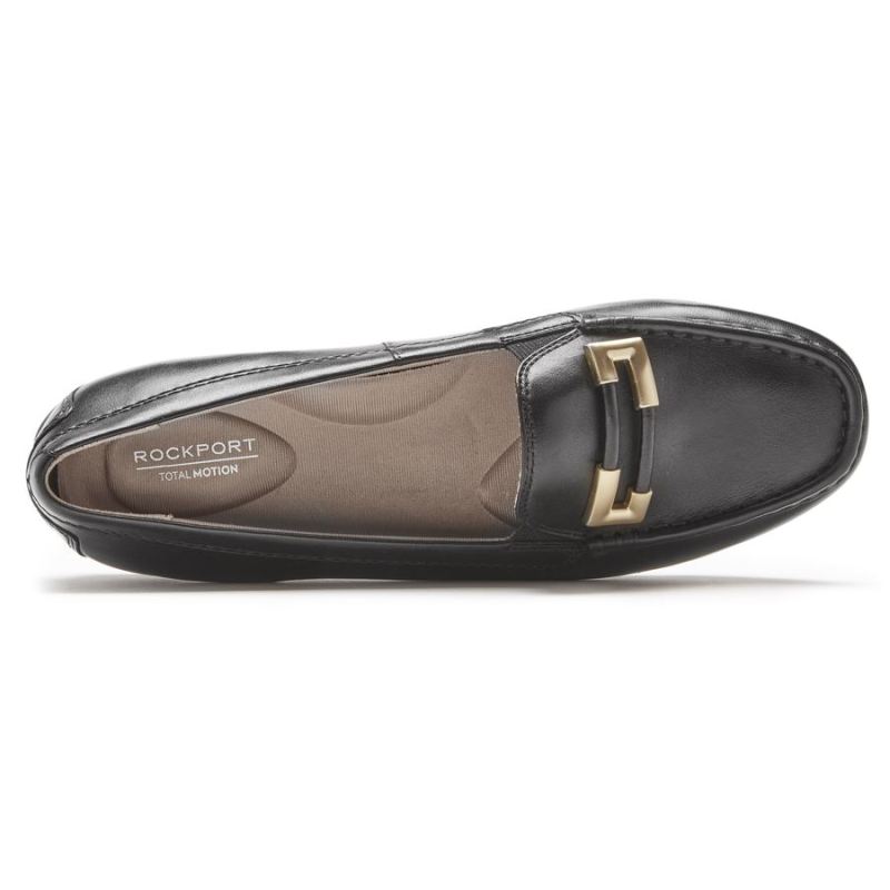 ROCKPORT - WOMEN'S TOTAL MOTION DRIVER ORNAMENT LOAFER-BLACK