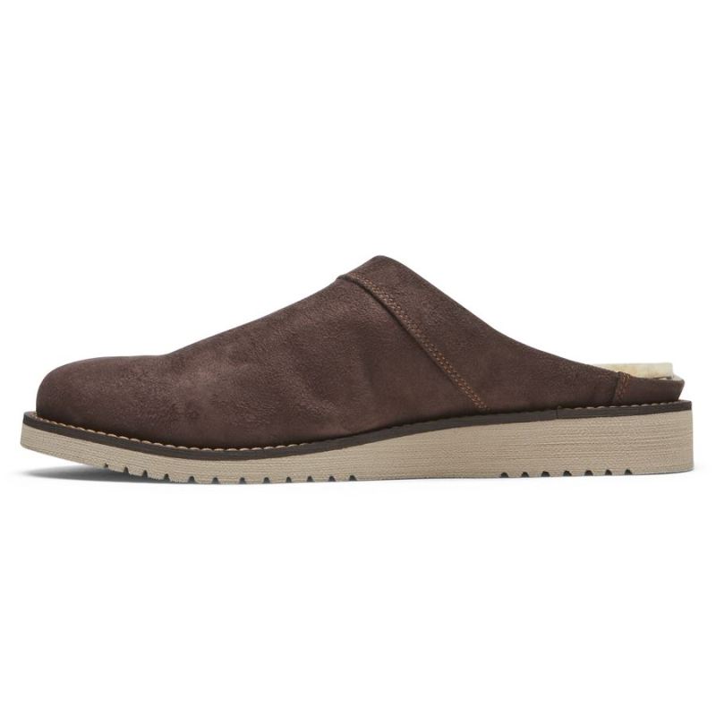 ROCKPORT - MEN'S AXELROD SLIDE-BROWN