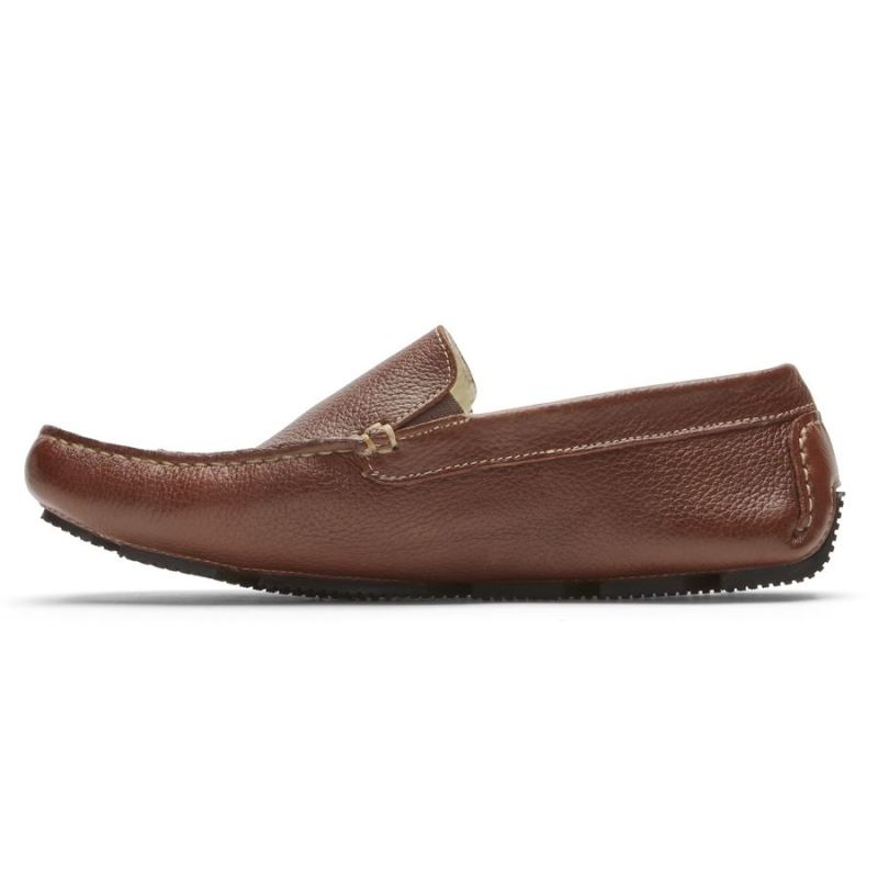 ROCKPORT - MEN'S RHYDER SLIPPER-MAHOGANY