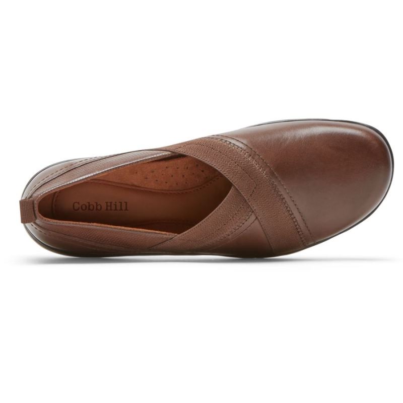 ROCKPORT - WOMEN'S COBB HILL PENFIELD SLIP-ON-BARK