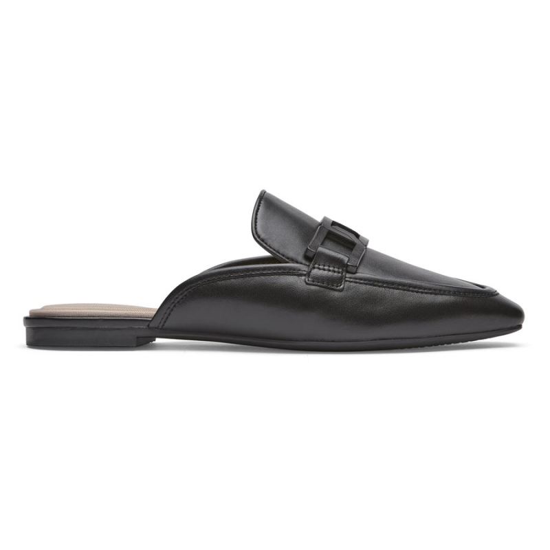 ROCKPORT - WOMEN'S TOTAL MOTION LAYLANI SLIDE LOAFER-BLACK