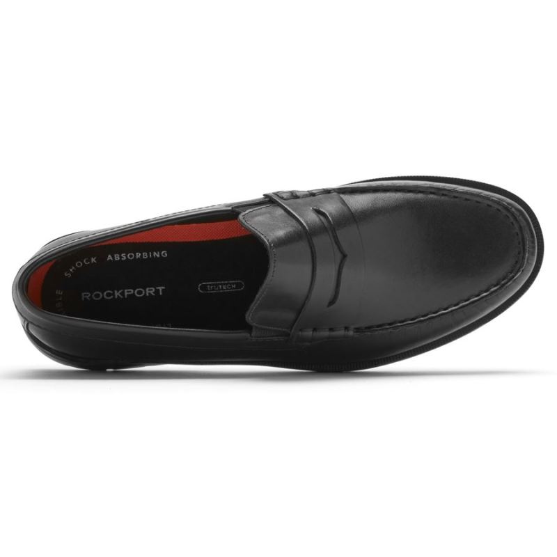 ROCKPORT - MEN'S PALMER PENNY LOAFER-BLACK