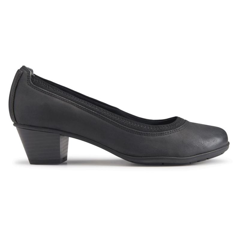 ROCKPORT - WOMEN'S AMY HEEL-BLACK