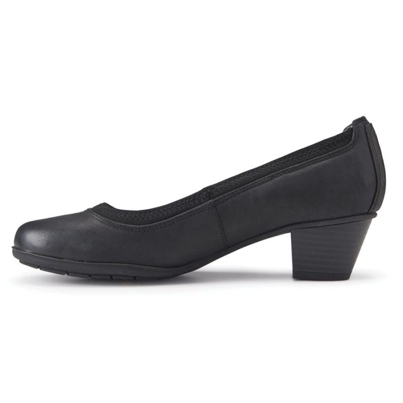 ROCKPORT - WOMEN'S AMY HEEL-BLACK