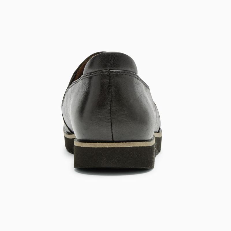 ROCKPORT - WOMEN'S COBB HILL LACI TWIN-GORE SLIP-ON-BLACK LEATHER